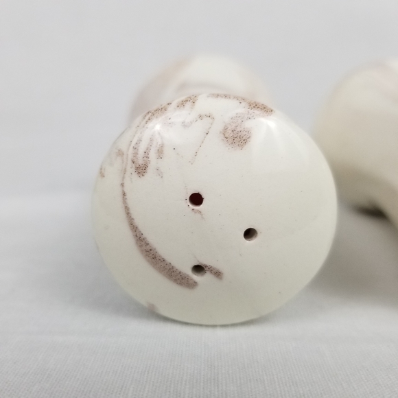 Vintage ceramic marble pattern salt & pepper - Picture 7 of 10